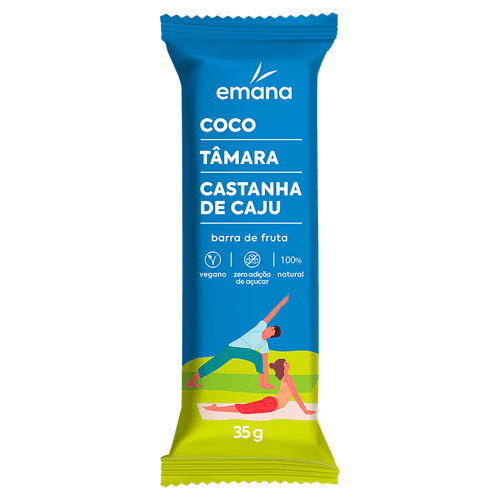 Barra de Fruta Coco Tâmara Caju-35g