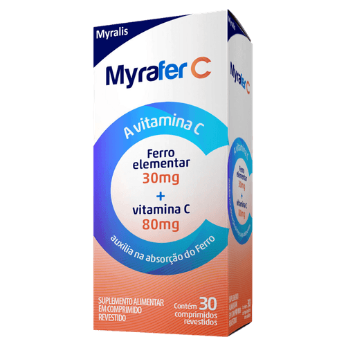 Myrafer C Suplemento Alimentar  30-Comprimidos Revestidos