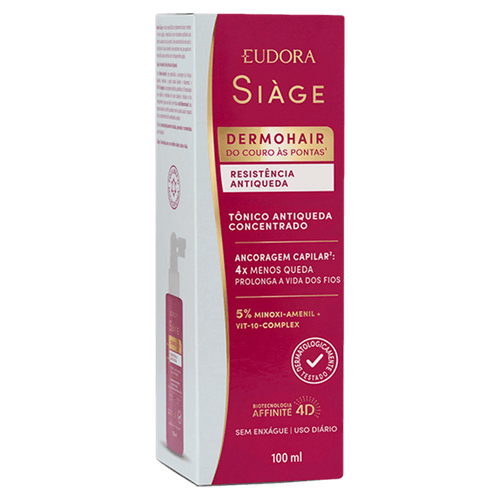 Tônico Concentrado Siàge Dermo Hair Resistência Antiqueda 100ml