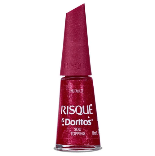 Esmalte Metálico Risqué & Doritos Sou Topping - 8ml