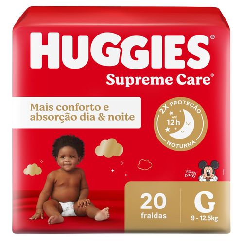 Fralda Huggies Supreme Care G - 20 unidades