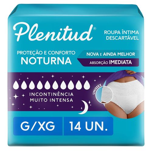 Roupa ÍntIma Plenitud Premium G/Xg 14Un