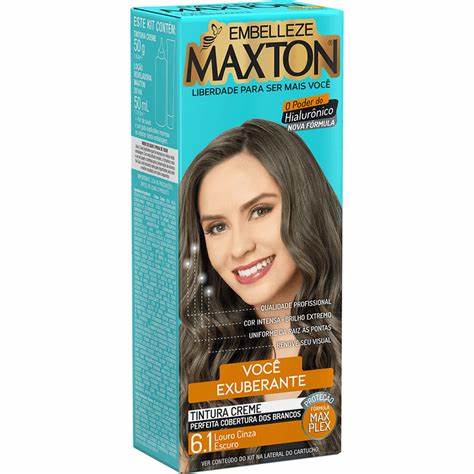 Embelleze Tinta De Cabelo Maxton Louro Cinza Escuro 6.1