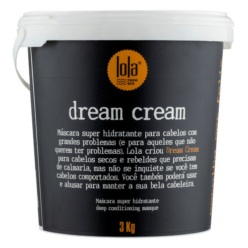 Máscara Super Hidratante Lola from Rio Dream Cream Balde 3kg