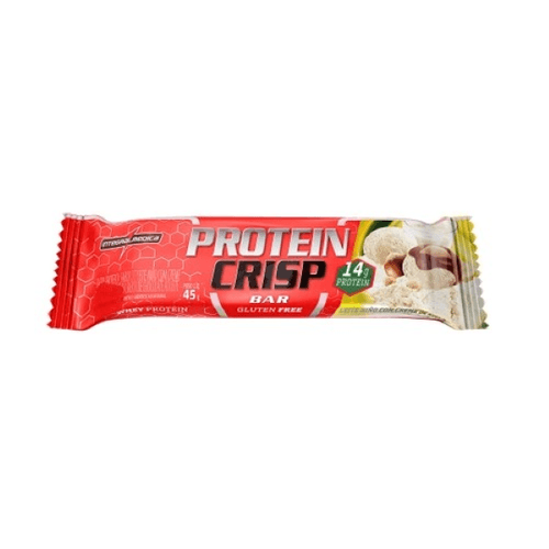 Barra de Proteína Leite Ninho com Creme de Avelã Integralmedica Whey Protein Crisp Bar - 45g
