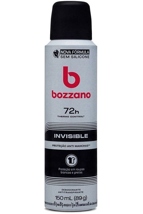Desodorante Aerossol Bozzano Invisible 72h - 200ml