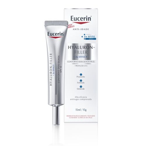 Eucerin Hy-fi 3x Effect Antirugas Creme Olhos FPS 15 15ml