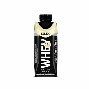 Whey Protein Shake Dux Nutrition Chocolate Branco - 250ml