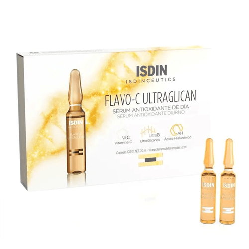 Sérum Antioxidante Diurno Isdinceutics Flavo-c Ultraglican com 10 Unidades