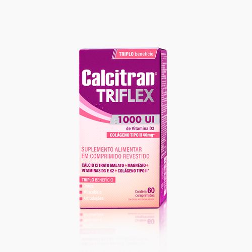 Suplemento Polivitamínico Calcitran Triflex 60 comprimidos