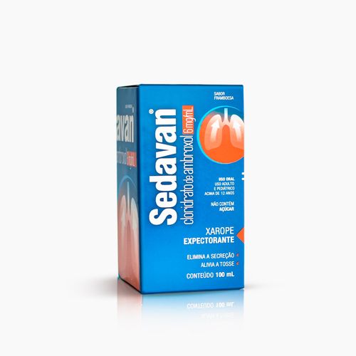 Xarope Expectorante Cloridrato de Ambroxol Sedavan 6mg/ml 100ml
