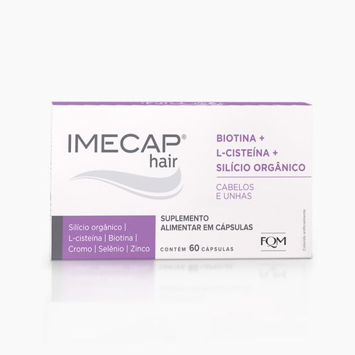 Imecap Hair Silício Orgânico 60 cápsulas