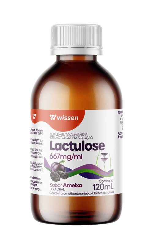 Lactulose Wissen Xarope Sabor Ameixa- 120ml