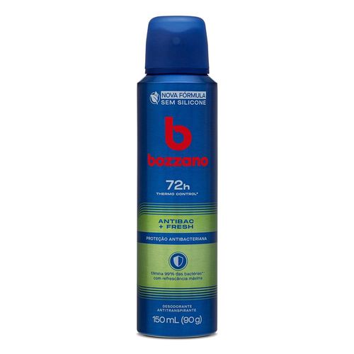 Desodorante Antitranspirante Aerossol Fresh Bozzano 150ml Spray