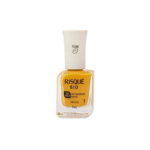 Esmalte Risqué Bio Amarelo Cremoso Girassol 9ml