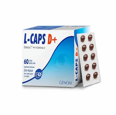 Ômega 3 + Vitamina D L-Caps D+ 60 cápsulas