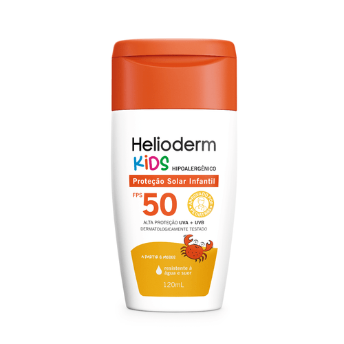 Protetor Solar FPS 50 Helioderm Kids - 120ml