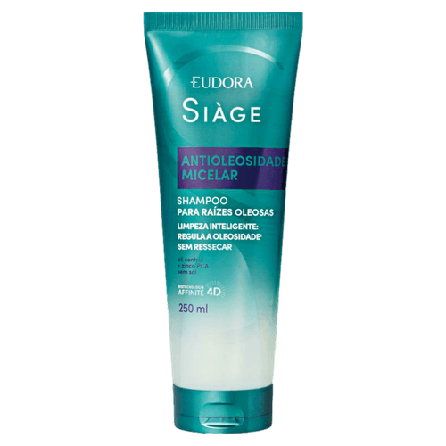Shampoo Eudora Siàge Antioleosidade Micelar - 250ml