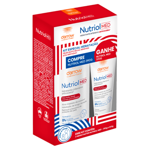 Kit Hidratante Intensivo Anticoceira Darrow Nutriol Med 390g Grátis Nutriol Med - 100g