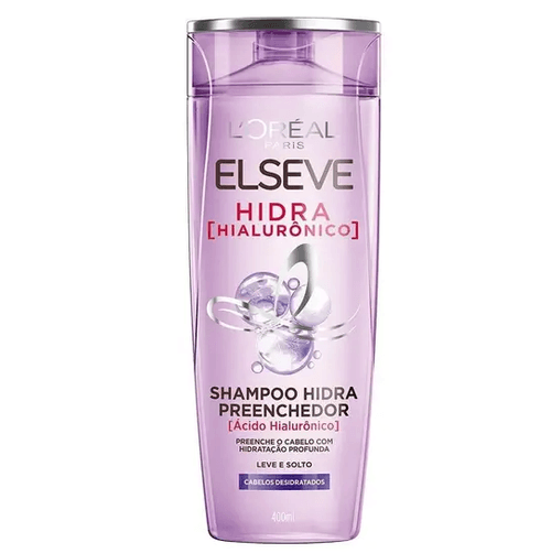 Shampoo Preenchedor L'Oréal Paris Elseve Hidra Hialurônico, 400ml