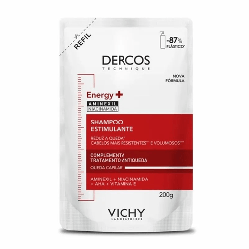 Shampoo Estimulante Vichy Dercos Energy+ Refil - 200g