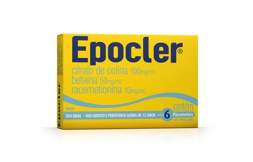 Tratamento Digestivo Epocler Caixa 6 Flaconetes 10ml Cada