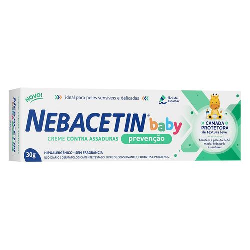 Creme Antiassaduras Nebacetin Baby Prevenção 30 g