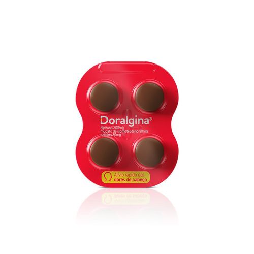 Analgésico Doralgina Blister 4 comprimidos