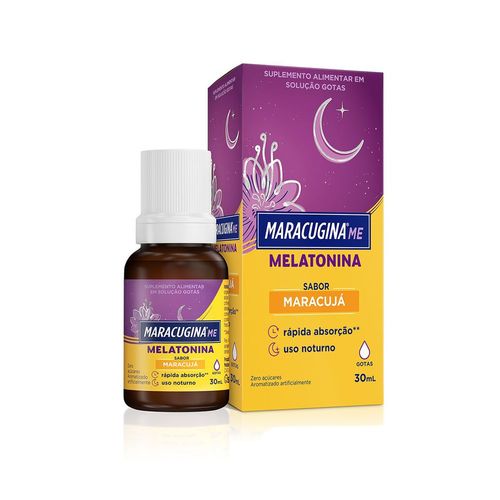 Maracugina Me Melatonina Gotas Sabor Maracujá 30ml
