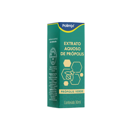 Extrato Aquoso de Própolis Verde Polimix - 30ml