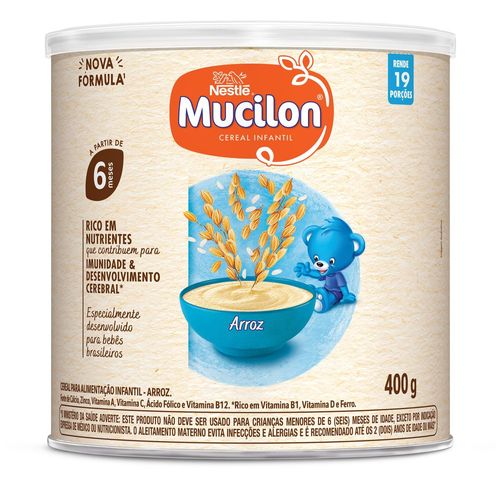 Cereal Infantil Mucilon Arroz - 400g