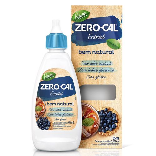 Adoçante Líquido Eritritol Zero Cal Caixa 65ml
