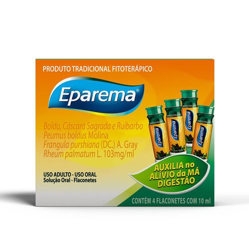 Eparema Sabor Hortelã 4 Flaconetes 10ml