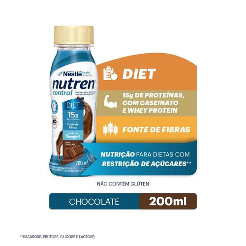 Complemento Alimentar Nutren Control Chocolate - 200ml
