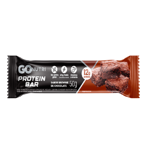 Barra de Proteína GoNutri Brownie - 50g