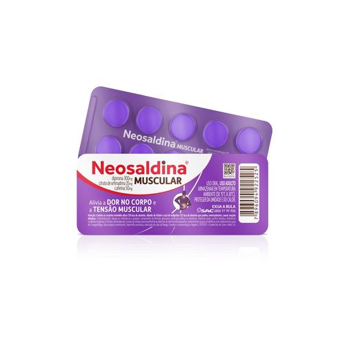 Neosaldina Muscular Analgésico e Relaxante Muscular Dipirona Blister - 10 comprimidos