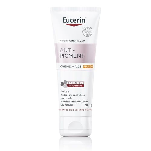 Eucerin Anti-Pigment Creme Hidrante Clareador De Mãos FPS 30 75ml