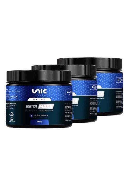 Kit com 3 Beta Maxx 150g