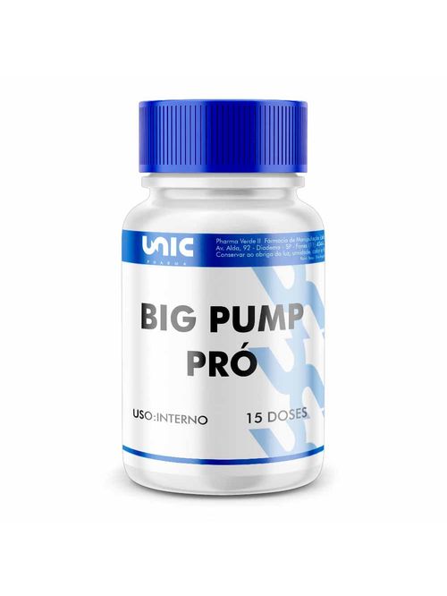 Vasodilatador Big pump - Pro (15 doses = 15 treinos)