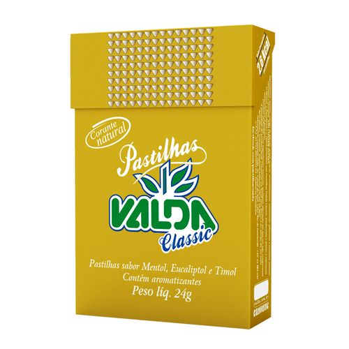 Pastilhas Valda Classic Flip Top Classic 24G 12Un - Valda