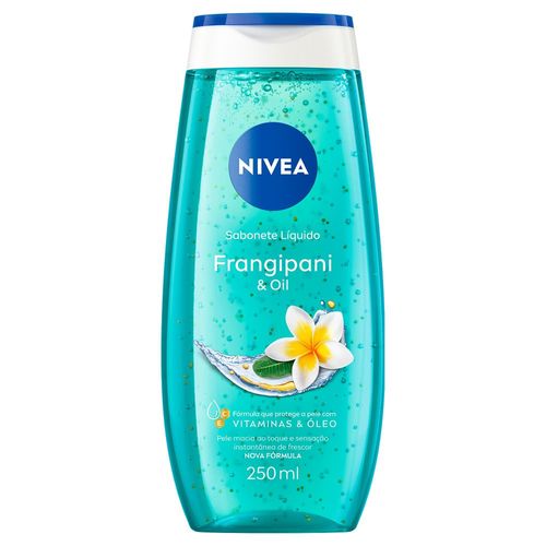Sabonete Líquido Nivea Frangipani & Oil 250Ml - Nivea Sab