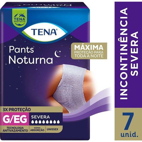 Roupa Íntima Tena Pants Noturna G/EG - 7 Unidades
