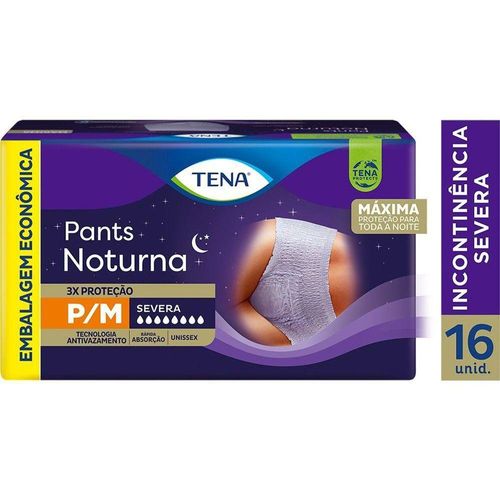 Roupa Íntima Tena Pants Noturna P/M - 16 Unidades