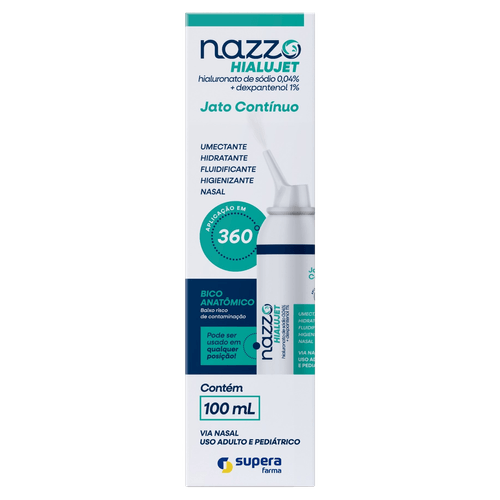 Lavagem Nasal Nazzo Hialujet - 100ml Spray