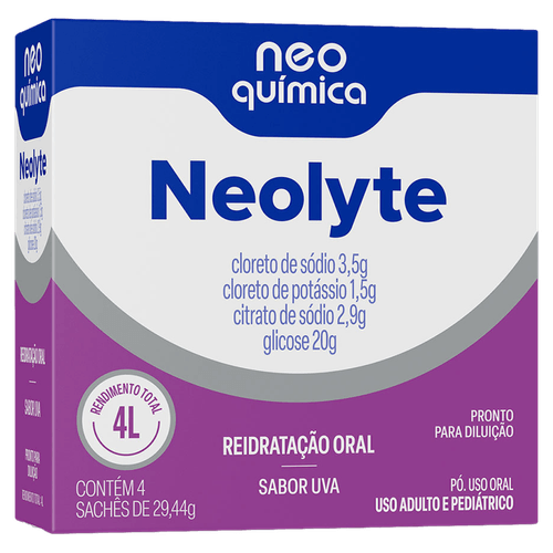 Neolyte Pó 3,5g Uva -  4 Sachês de 29,44g
