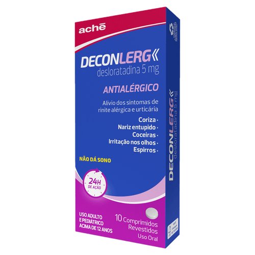 Deconlerg 5mg - 10 Comprimidos Revestidos