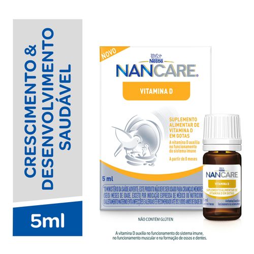 Suplemento Pediátrico NANCARE Vitamina D - 5ml