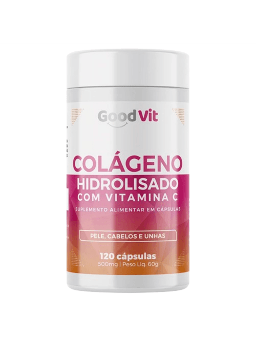 Colágeno Hidrolisado + Vit com 120 Cápsulas - Good Vit