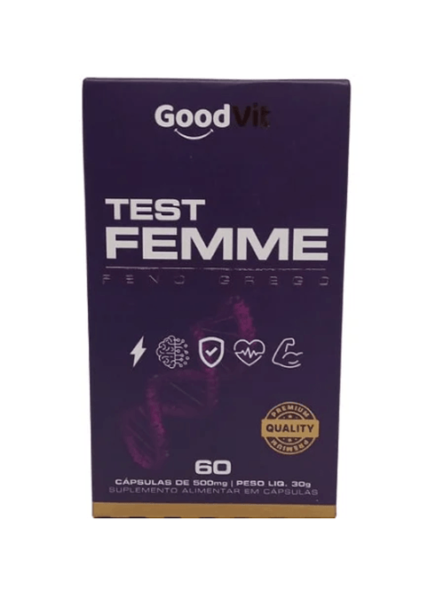 Teste Femme Feno Grego 60 Cápsulas - Good Vit