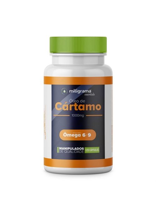 Óleo de Cártamo 1000mg com 120 Cápsulas